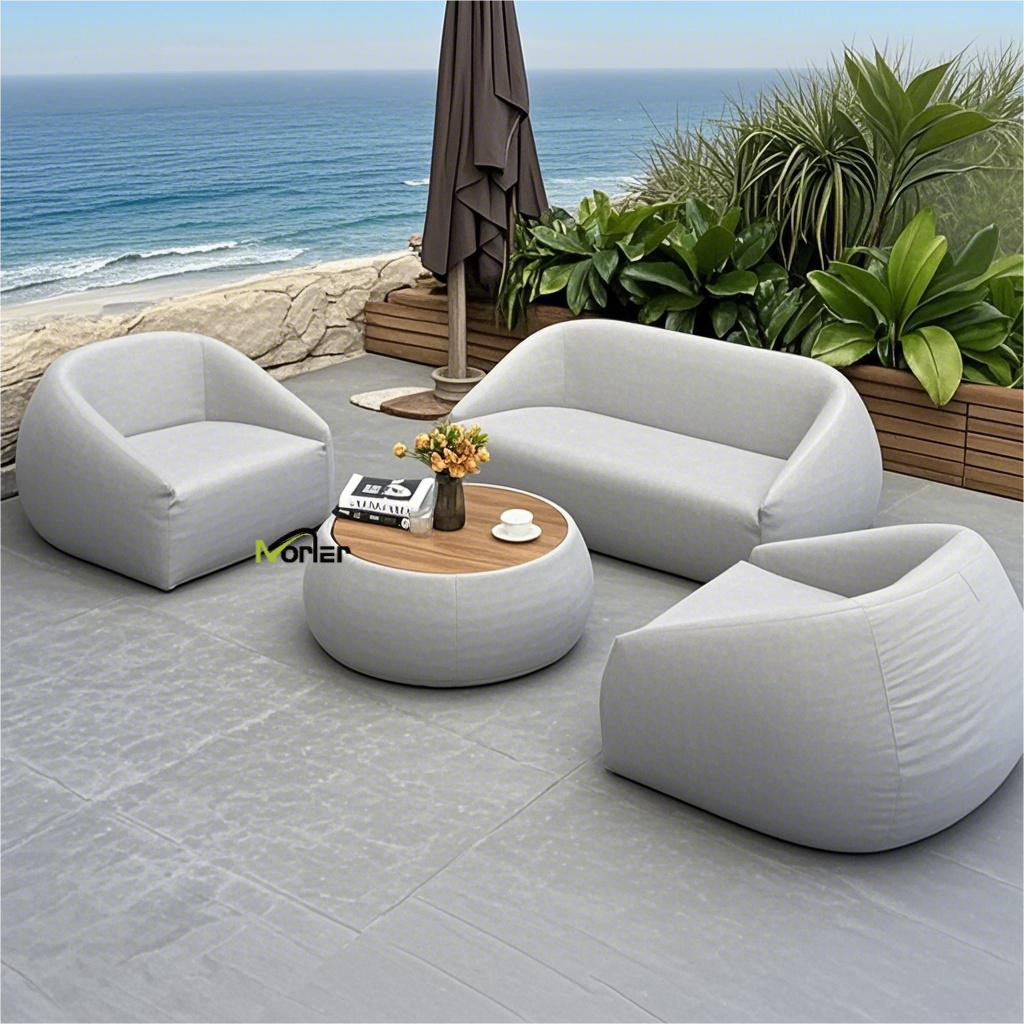 New trend in outdoor furniture design - from minimalism to natural style