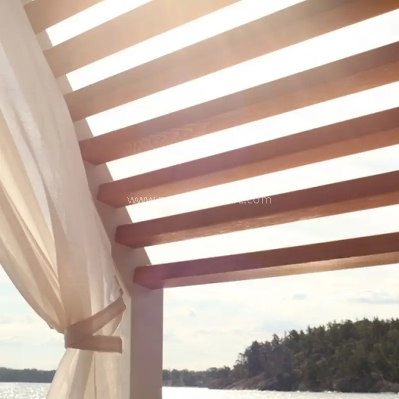 Outdoor Leisure Sunshade Aluminum Frame Structure Sun Bed