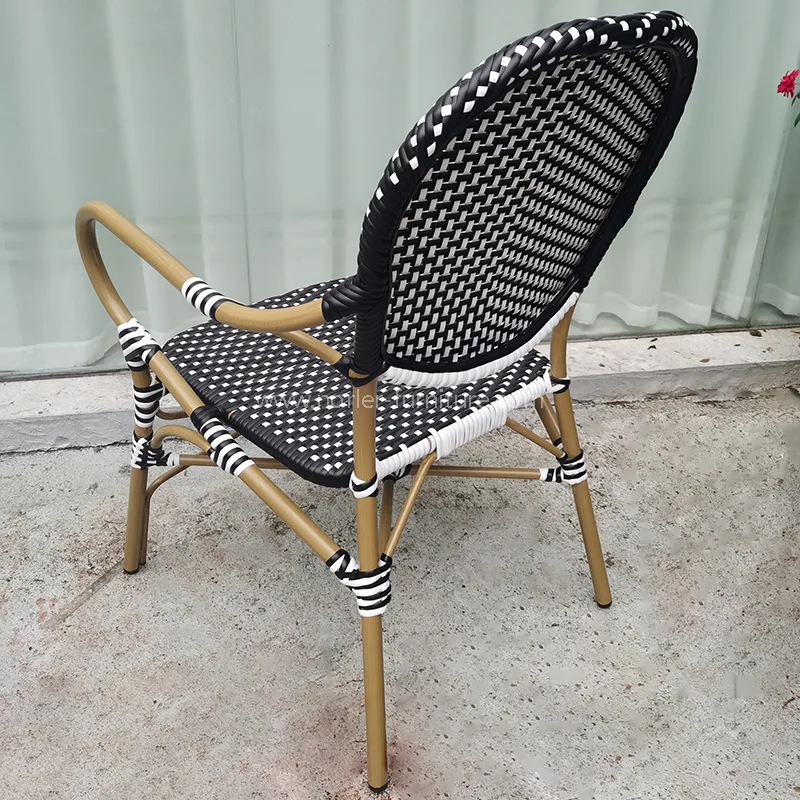 Modern Waterproof Durable Aluminum PE Rattan Dining Set