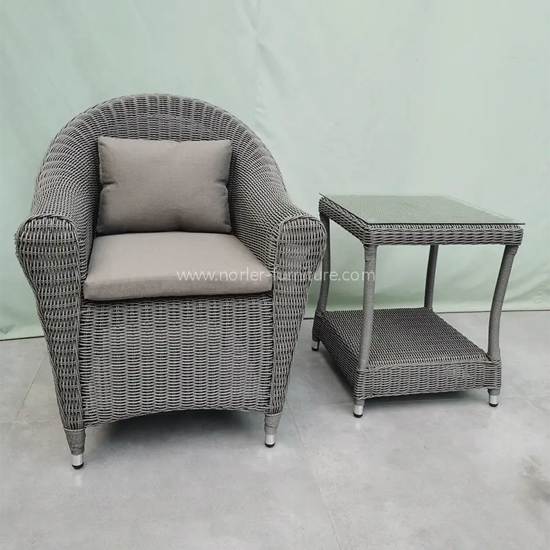 Modern Outdoor Hand-Woven Rattan Sofa Set