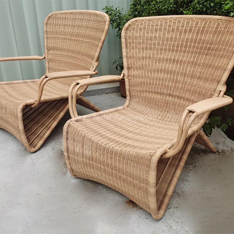 Modern Simple Waterproof Outdoor Rattan Chair