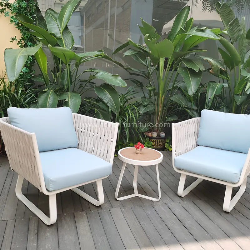 Outdoor Balcony Table And Chair set Aluminum Alloy
