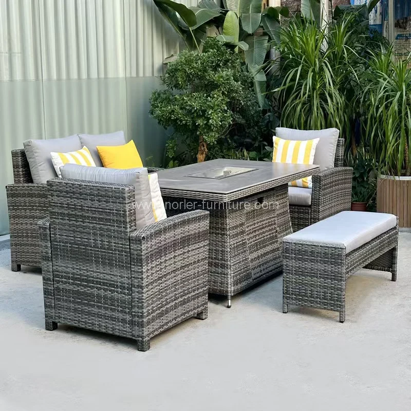 Outdoor Garden Furniture PE Rattan Wicker Sofa