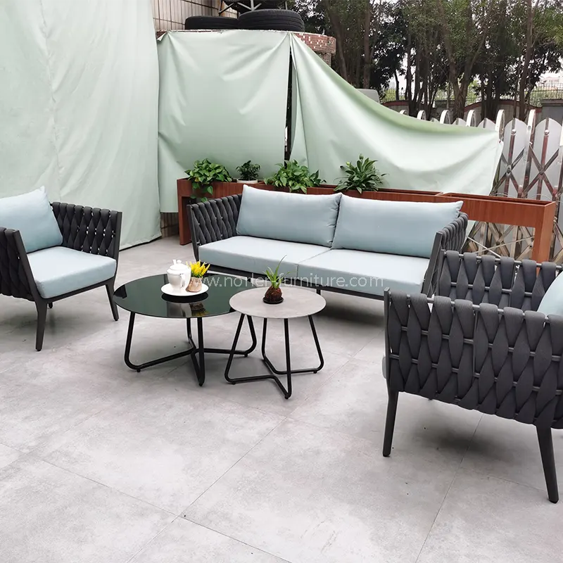 Weather Resistant Breathable Outdoor Rope Sofa